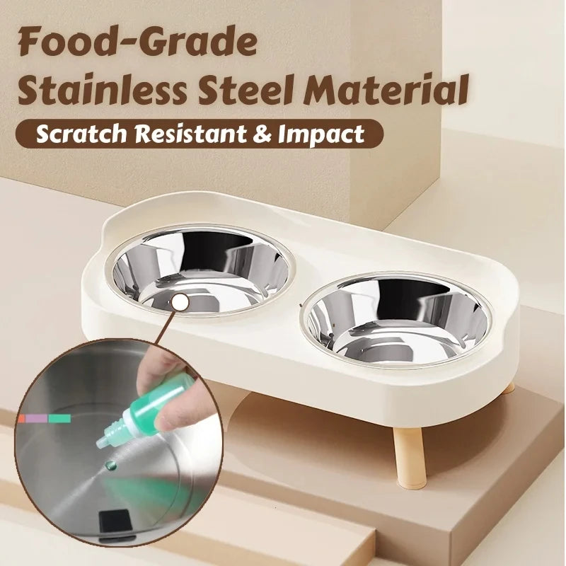 The Wellness Elevated Double Bowl