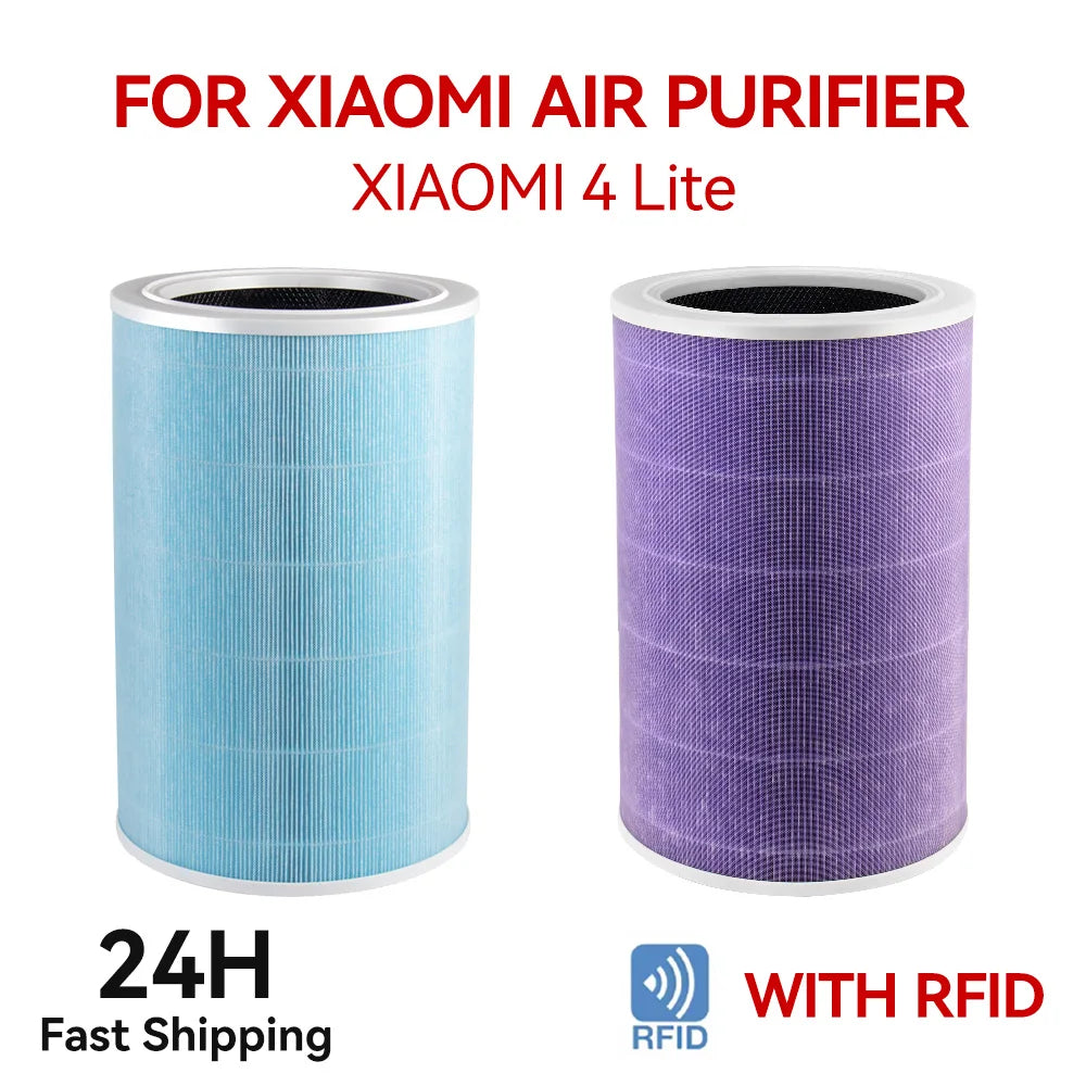 For Xiaomi 4 Lite Air Purifier Hepa Filter with Activated Carbon Filter Replacement Mi Mijia Air Purifier PM2.5 Formaldehyde